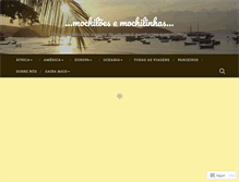 Tablet Screenshot of mochiloesemochilinhas.com